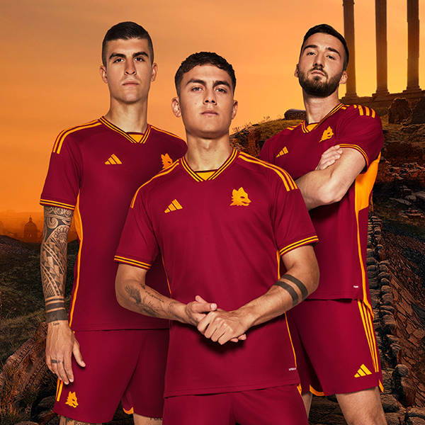 Adidas and AS Roma Present the new 2023/24 Home Jersey
