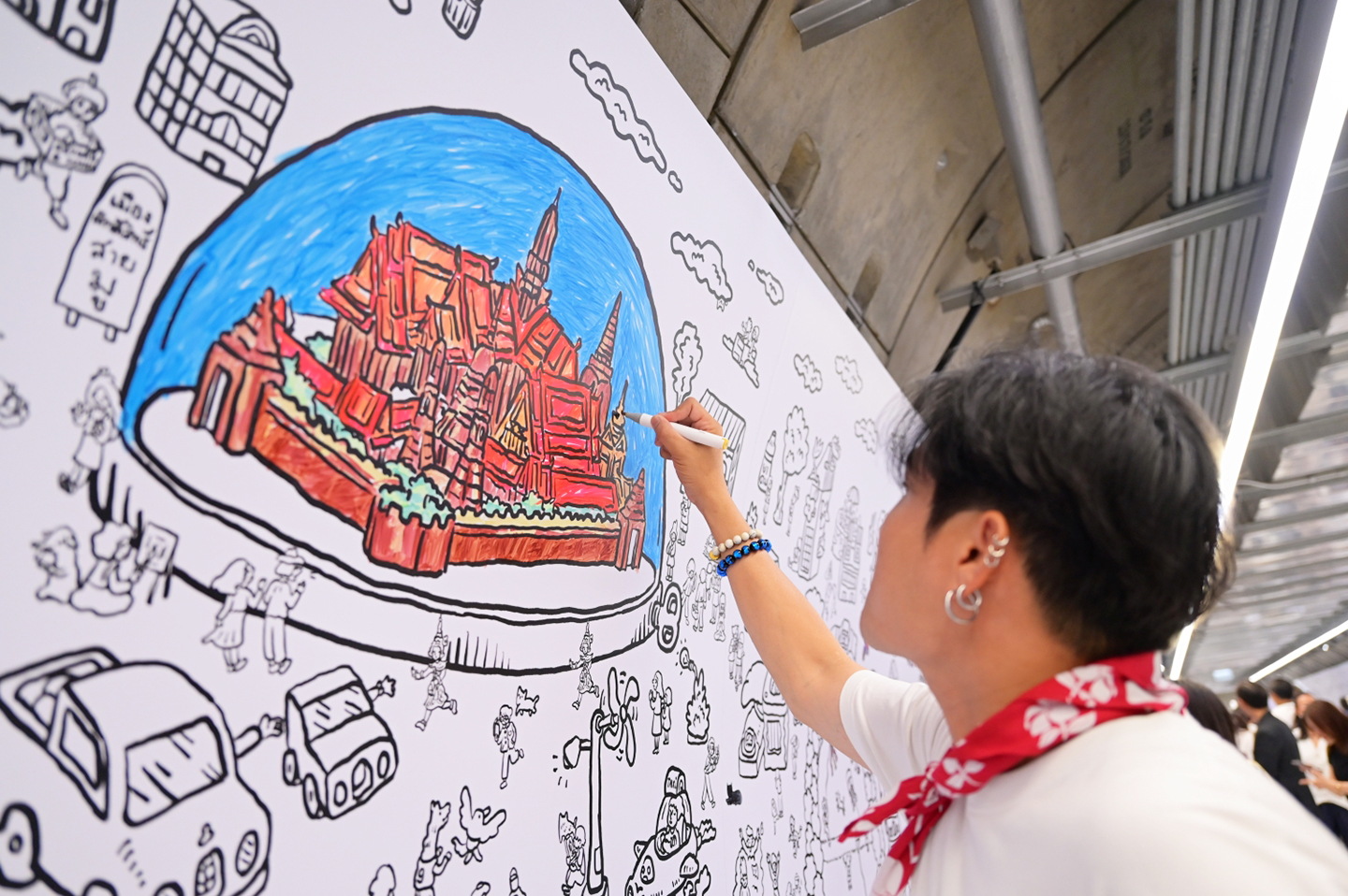 “MasterPeace Painting” at Samyan Mitrtown Tunnel