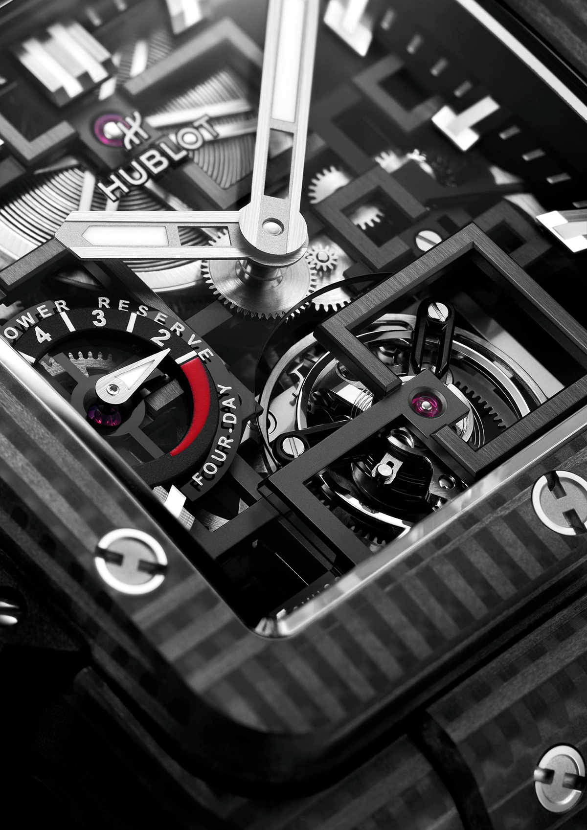 Hublot: Square Bang Tourbillon 4-Day Power Reserve