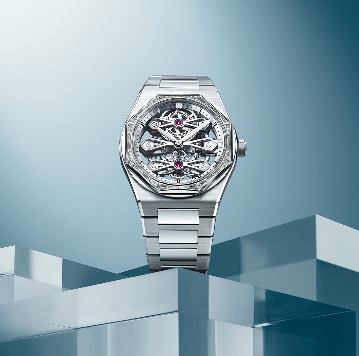 Girard-Perregaux: Laureato Three Gold Bridges 
