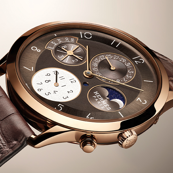 Hermès Horloger Slim d’Hermès Quantième Perpétuel