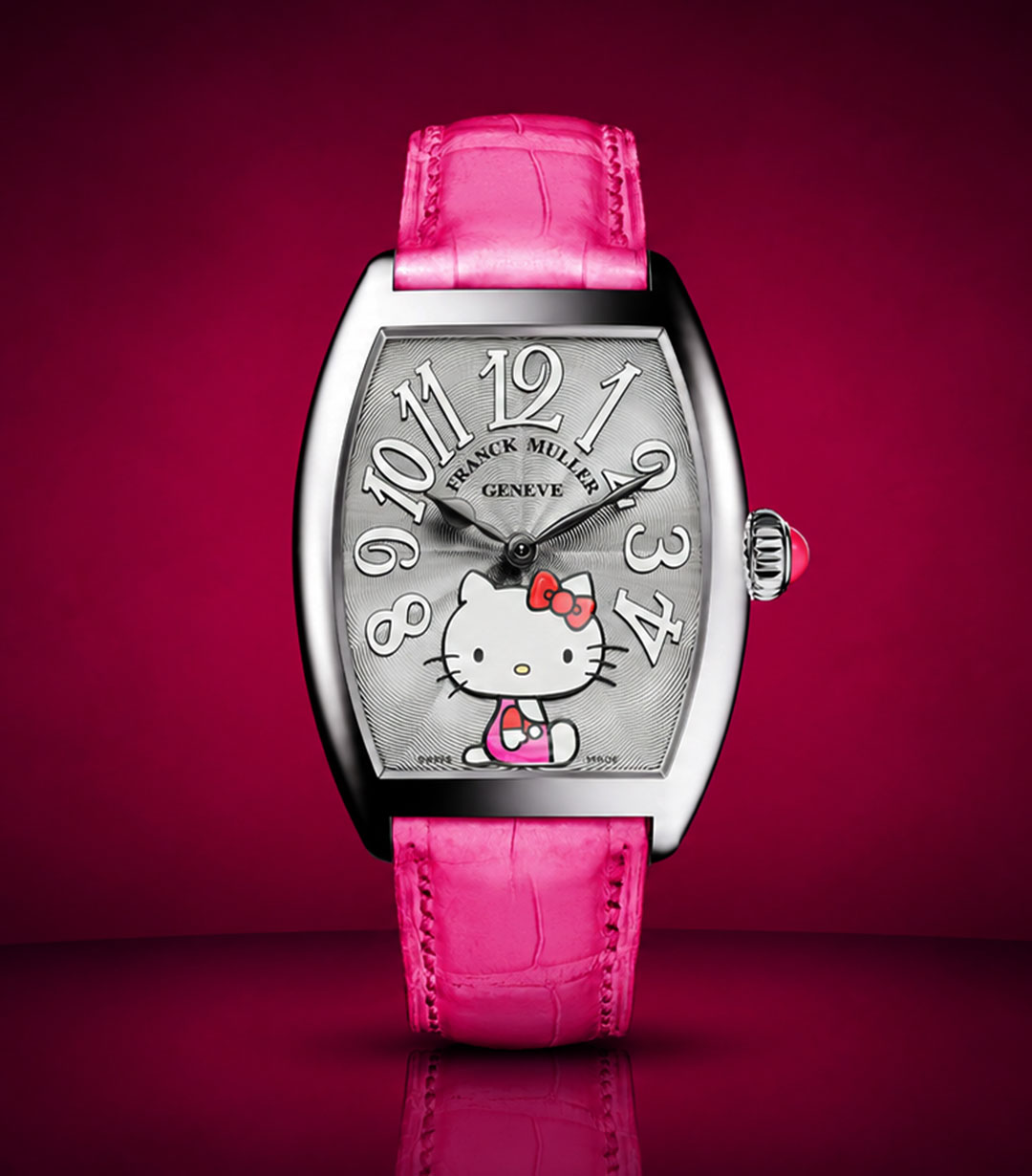 Franck MullerCintrée Curvex Hello Kitty